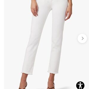 Joes Jeans “The Lara” Mid Rise Cigarette Ankle - White